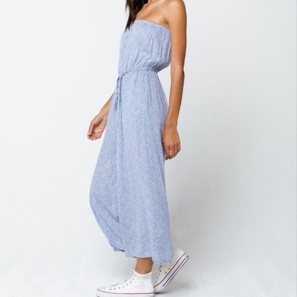 Good Luck Gem Wide Leg Tube Jumpsuit - Picture 5 of 8